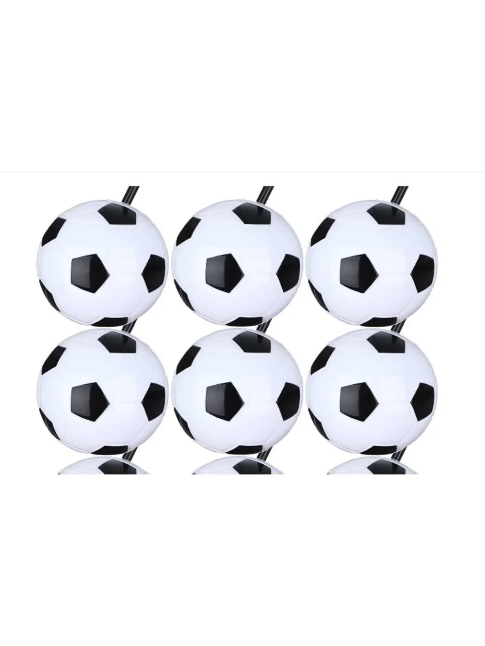 6-Pack Soccer Ball Cups with Straws & Lids – 15oz Tumblers – Party Favors
